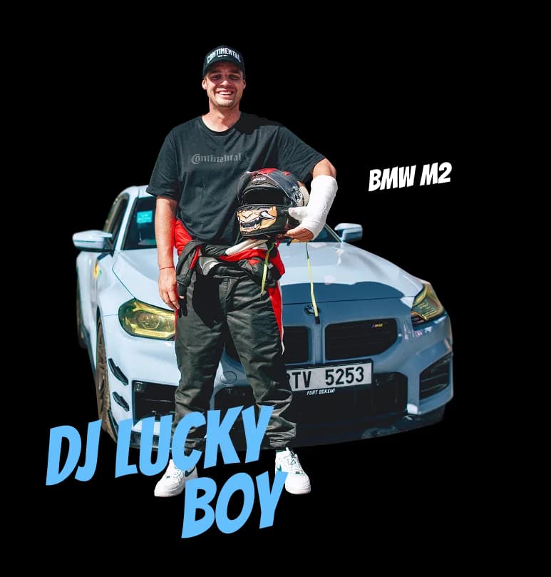 DJ LuckyBoy a jeho BMW M2